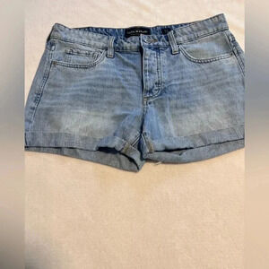 Lucky Brand Women's Denim Boyfriend Short Distressed Size 4/27 Light Blue